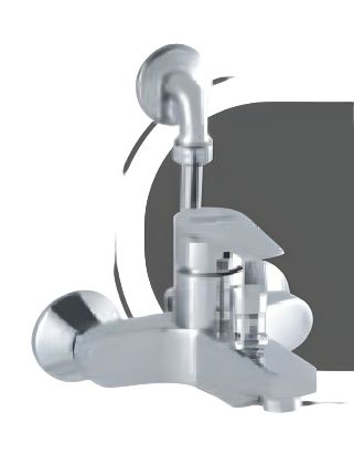 Hindware Single Lever Bath & Shower  Mixer with Provision of  Overhead Showe